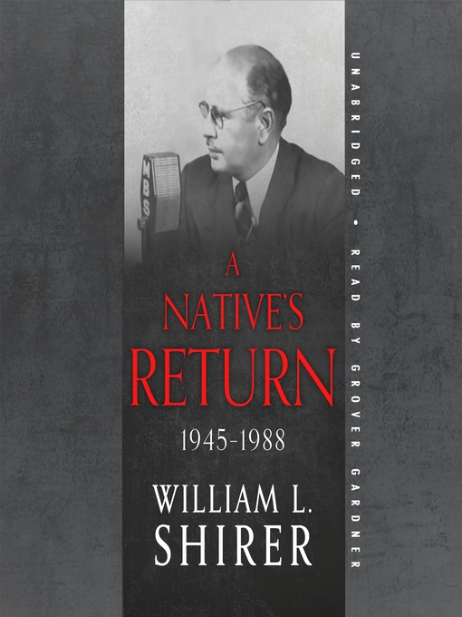 Title details for A Native's Return, 1945–1988 by William L. Shirer - Available